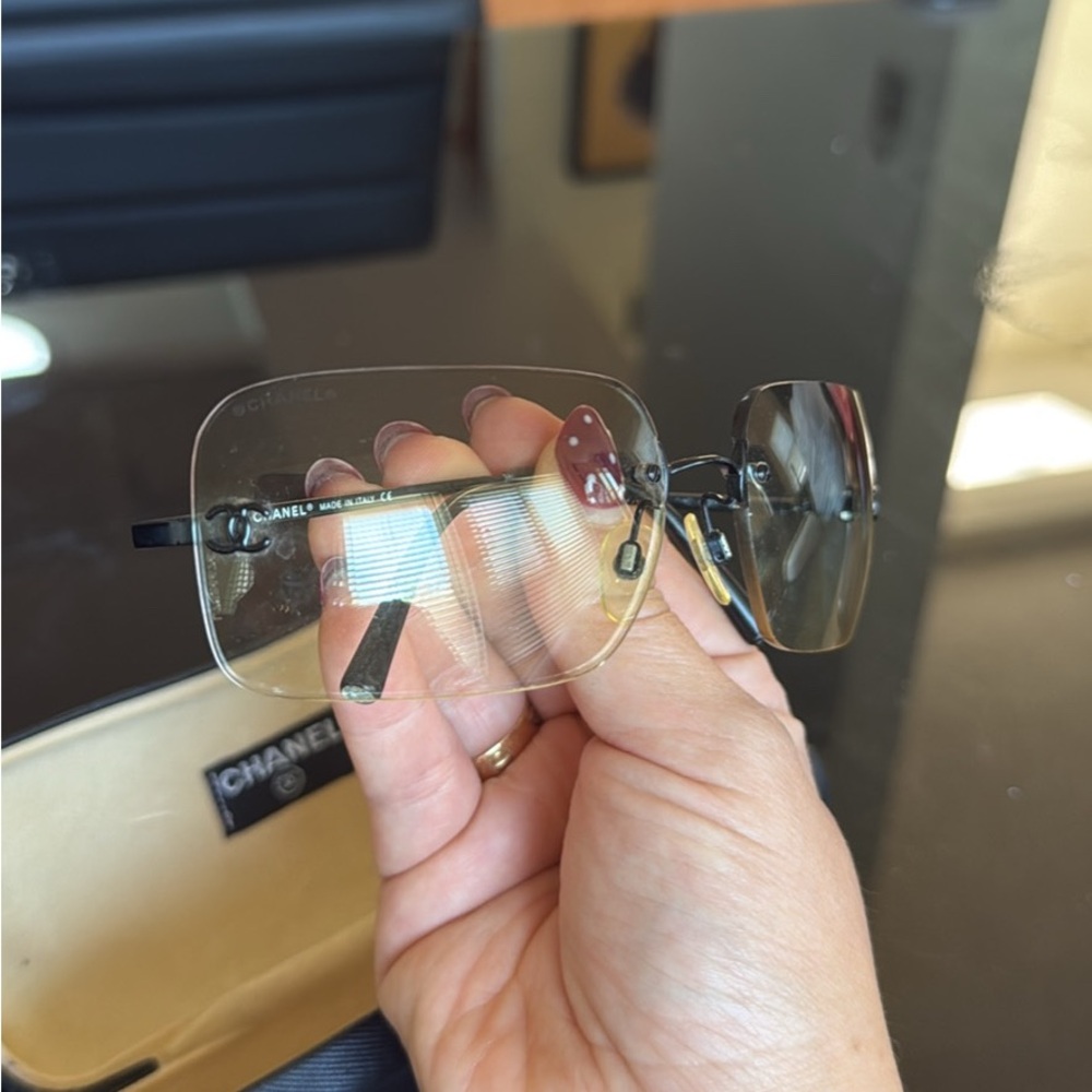 Vintage Chanel Rimless Sunglasses